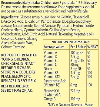 HALIBORANGE OMEGA 3+MULTIVIT 30'S