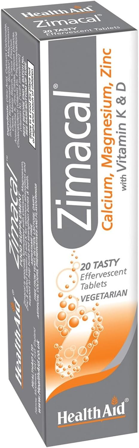 HealthAid Zimacal - Effervescent - 20 Tablets