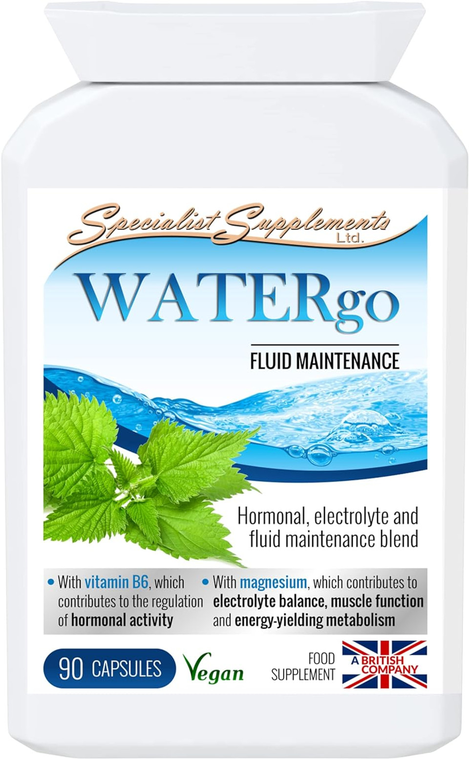 Specialist Supplements Watergo Fluid Maintenance 90 Capsules