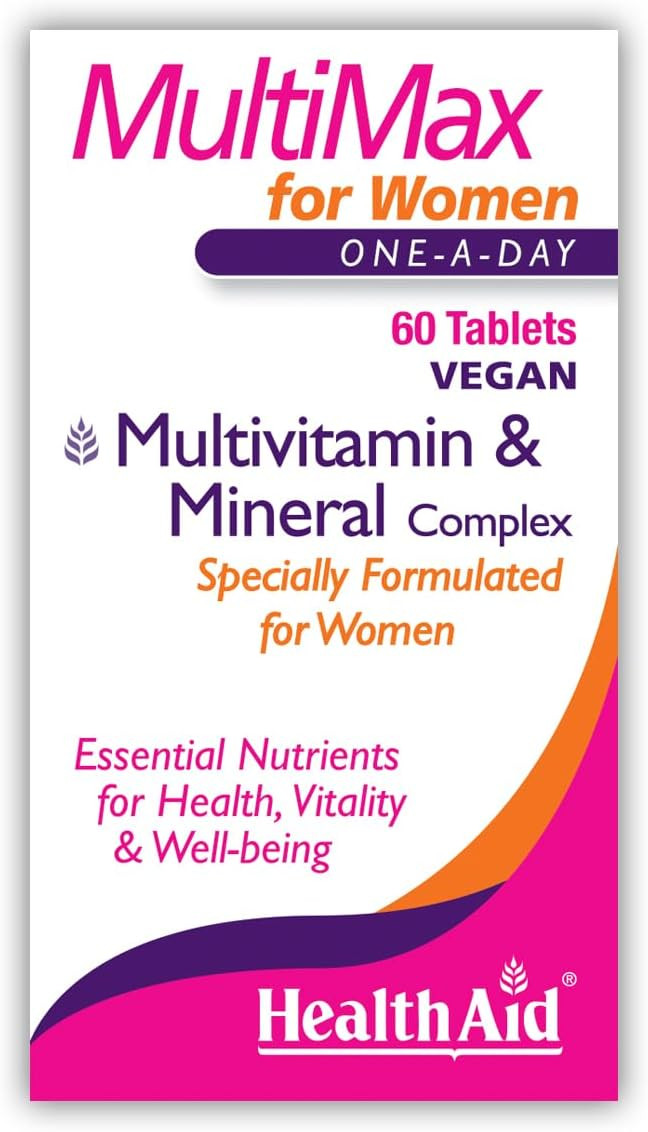 HealthAid Multi Max Vegetarian Tablets for Women - Pack of 60