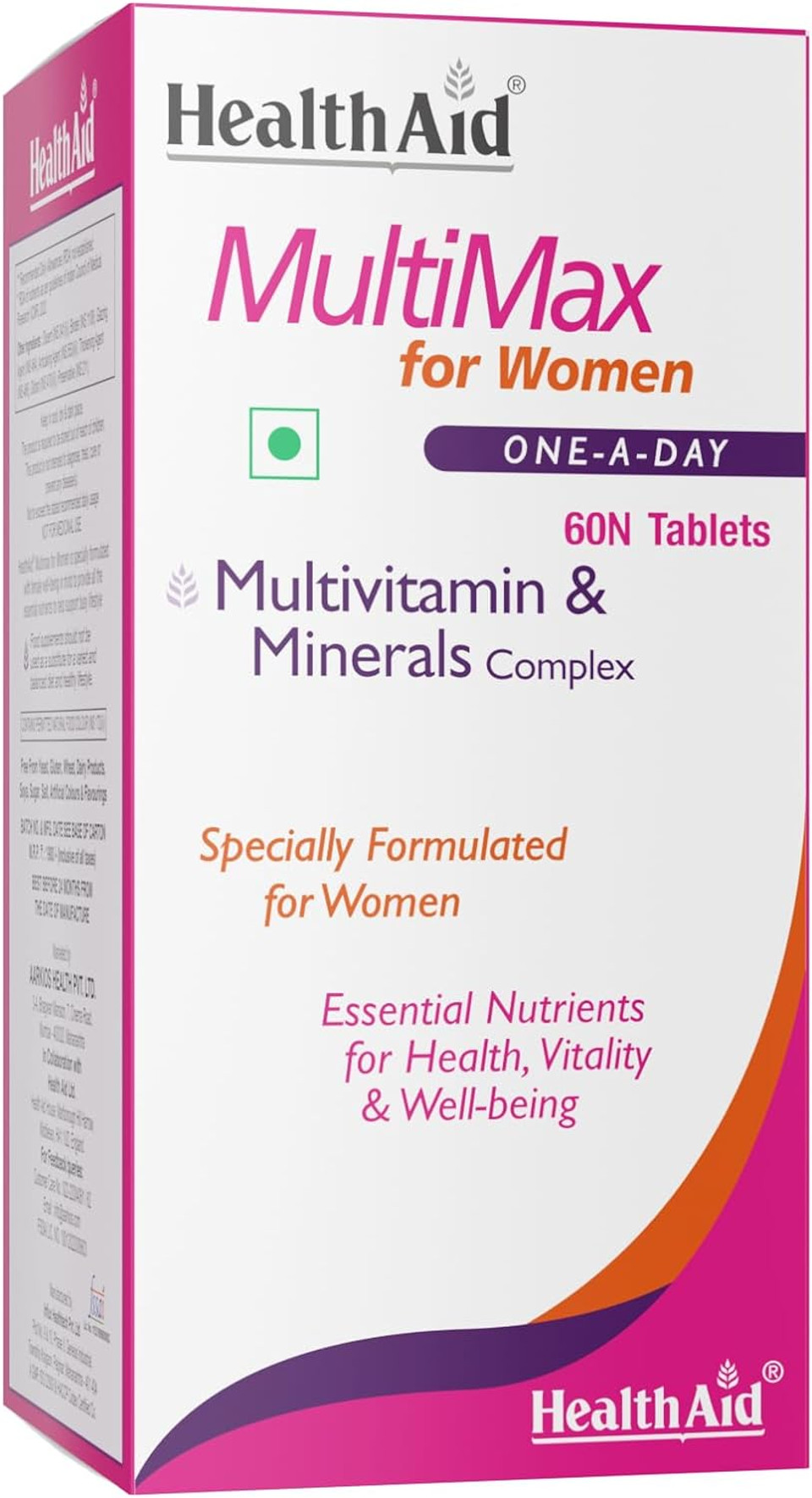 Healthaid Multi Max Vegetarian Tablets For Women - Pack Of 60