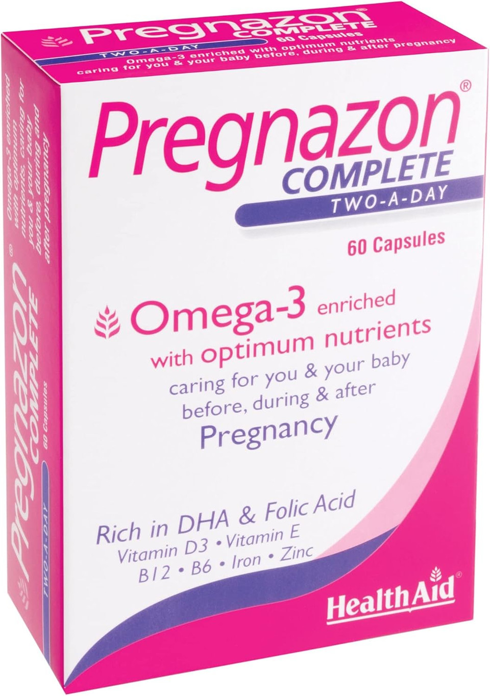 HealthAid Pregnazon Complete - 60 Capsules