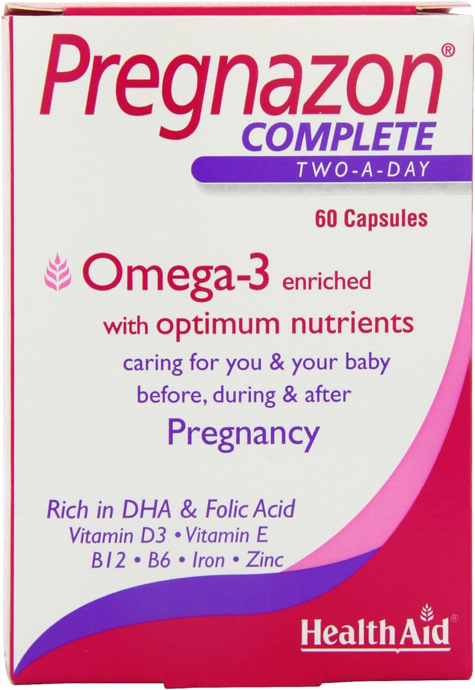 HealthAid Pregnazon Complete - 60 Capsules