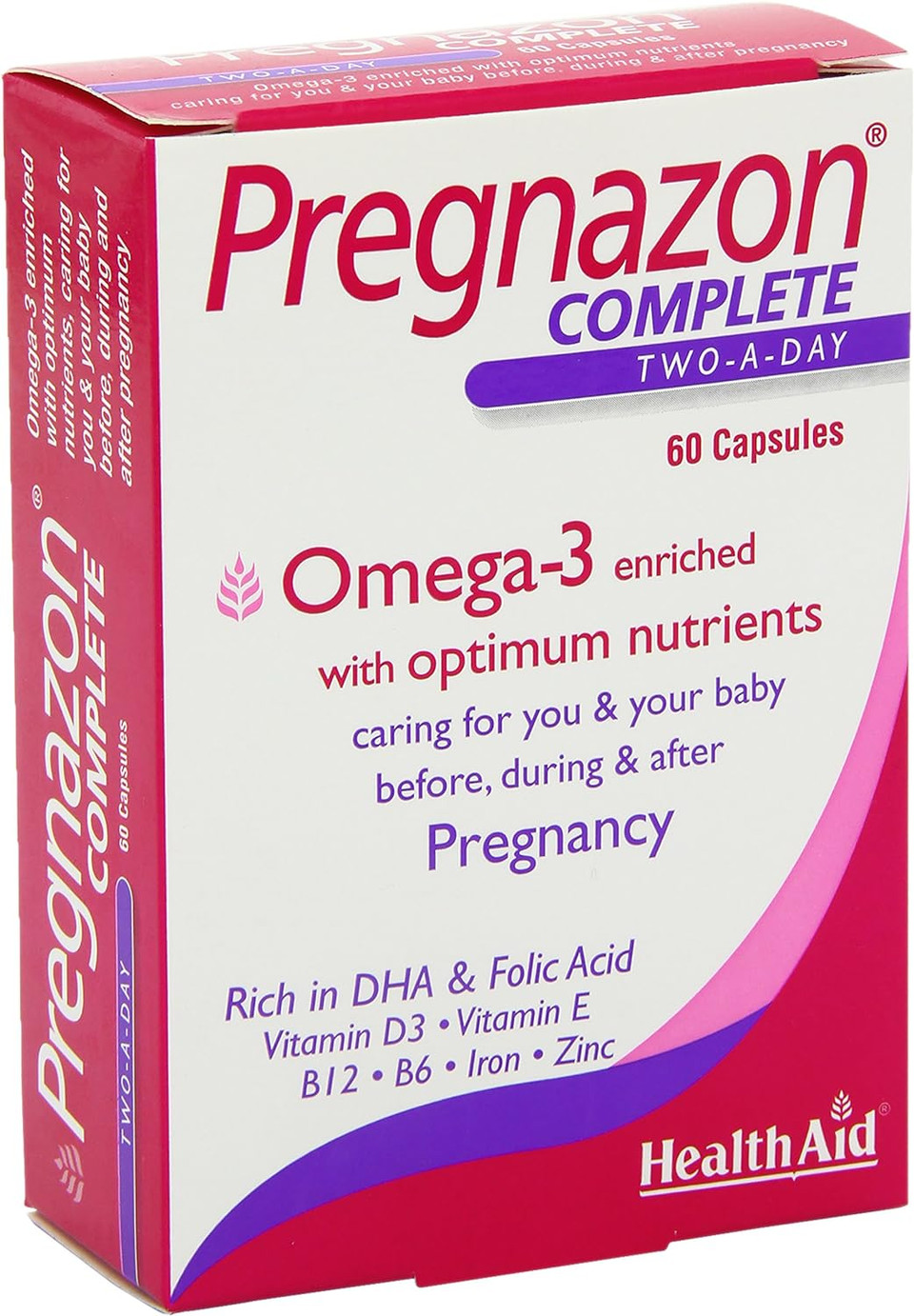 HealthAid Pregnazon Complete - 60 Capsules