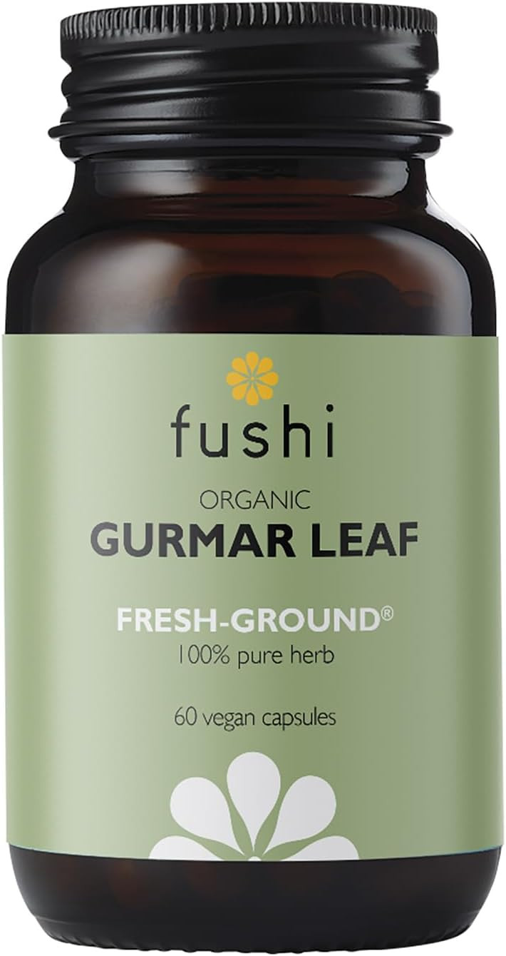 Fushi Organic Gurmar Leaf Capsules, 60 Caps | Fresh-Ground Whole Food | Helps Appetite and Weight Loss | Indigenously Sourced, Ethical & Vegan | Made in the UK