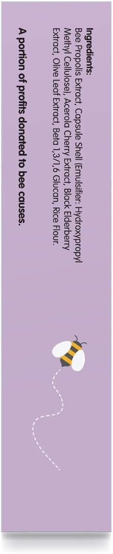 Unbeelievable Health Bee Prepared Daily Defence Immune System Formula - Created by Nutritional Experts - Contains Bee Propolis, Elderberry and More  Immunity Support Supplement