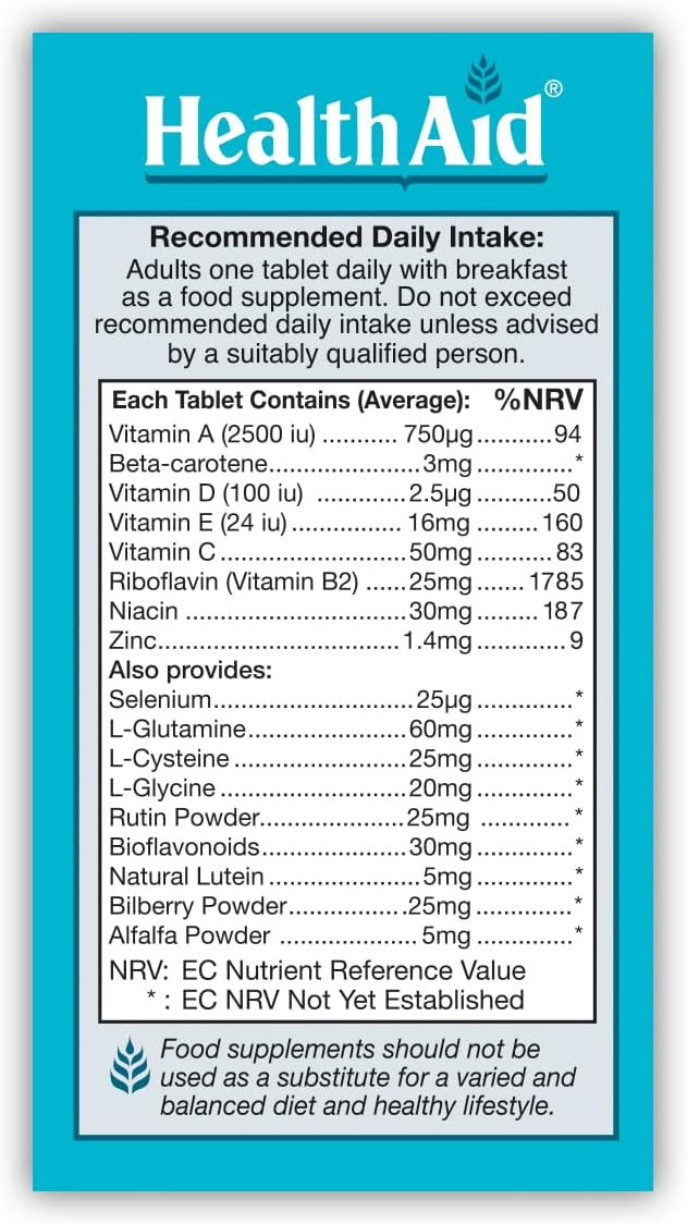 HealthAid EyeVit - Prolong Release - 30 Tablets