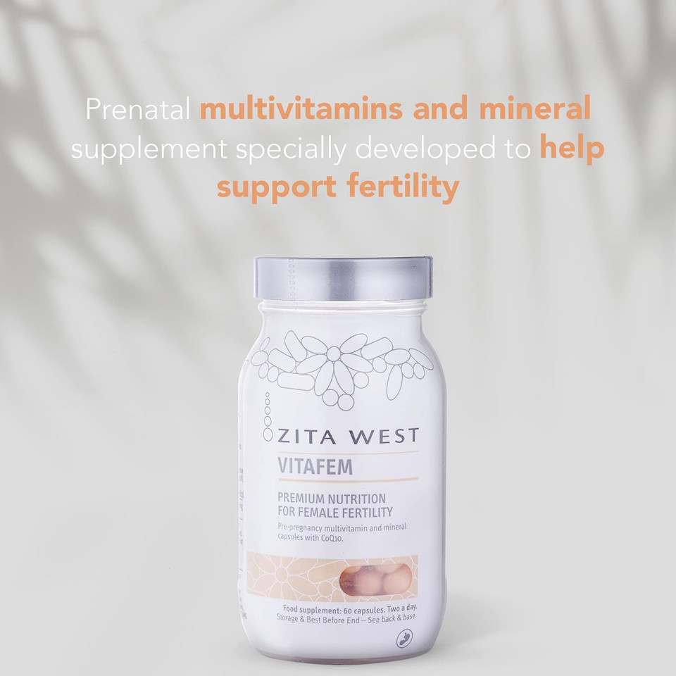 Zita West Vitafem Pre-Pregnancy Multivitamin - 30+ Nutrients For Optimal Fertility And Pregnancy Health - 60 Capsules