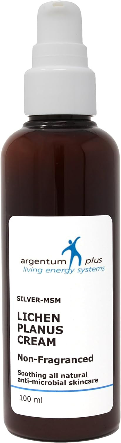 Argentum Plus - Silver-Msm Lichen Planus Cream Non-Fragranced 100Ml | For Skin Prone To Lichen Planus