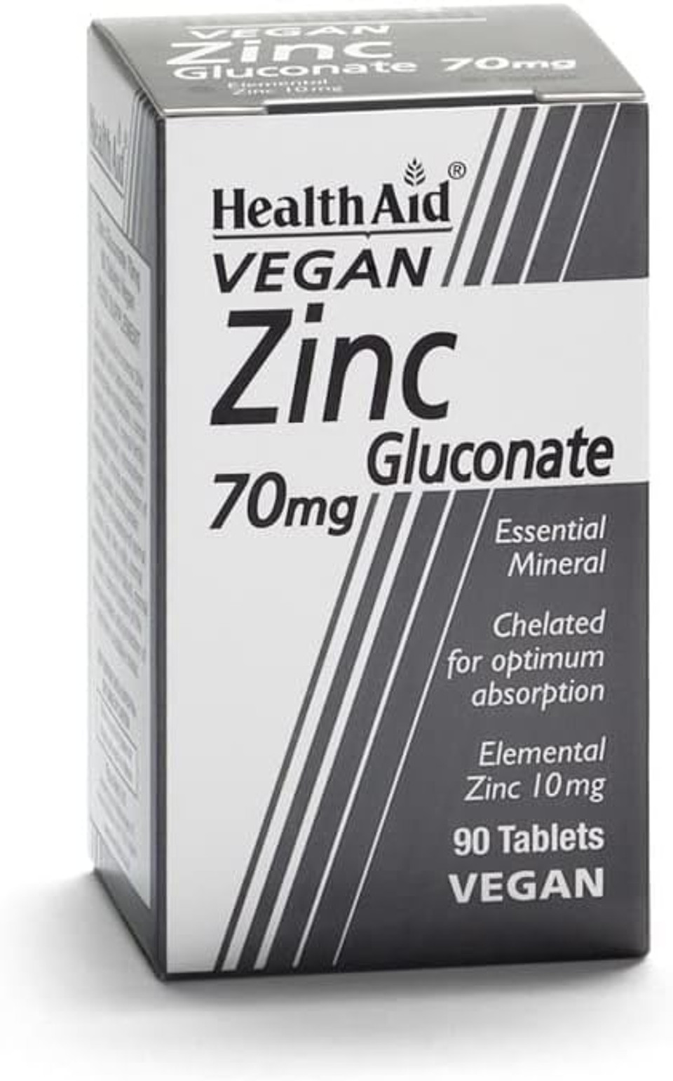 HealthAid Zinc Gluconate 70mg - 90 Tablets