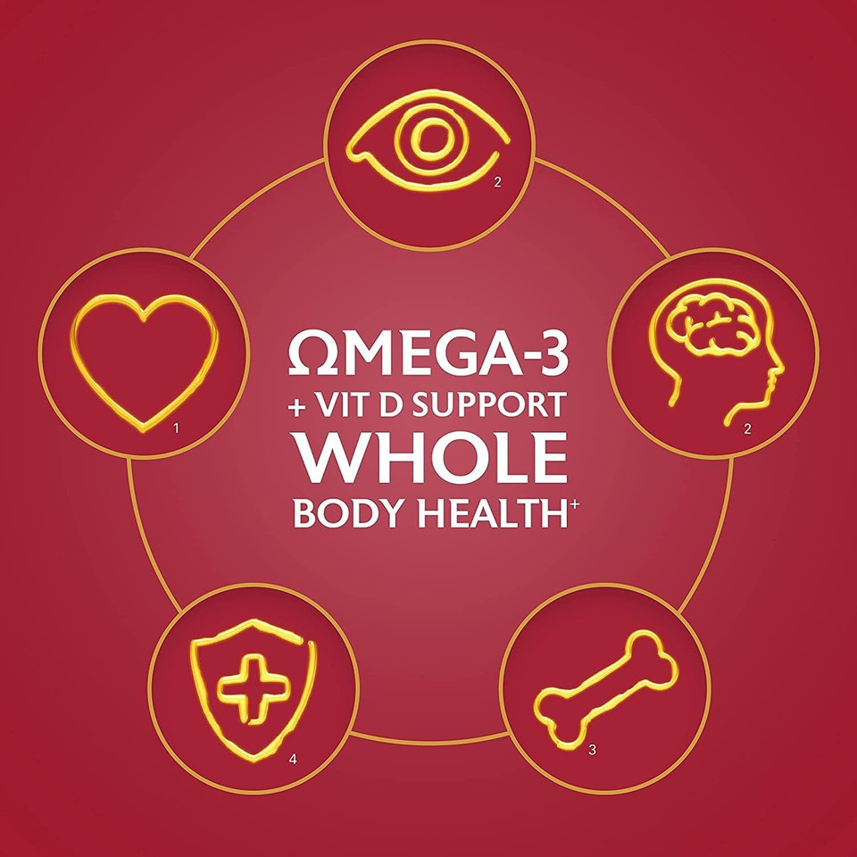 Seven Seas Omega-3 Fish Oil Extra Strength, One-A-Day, Vitamin D, 1250 mg Fish Oil, 750 Mg Omega-3 + 250 mg, 30 High Strength Tablets Seven Seas Omega-3 Fish Oil Extra Strength, One-A-Day, Vitamin D, 1250 mg Fish Oil, 750 Mg Omega-3 + 250 mg, 30 High Strength Tablets