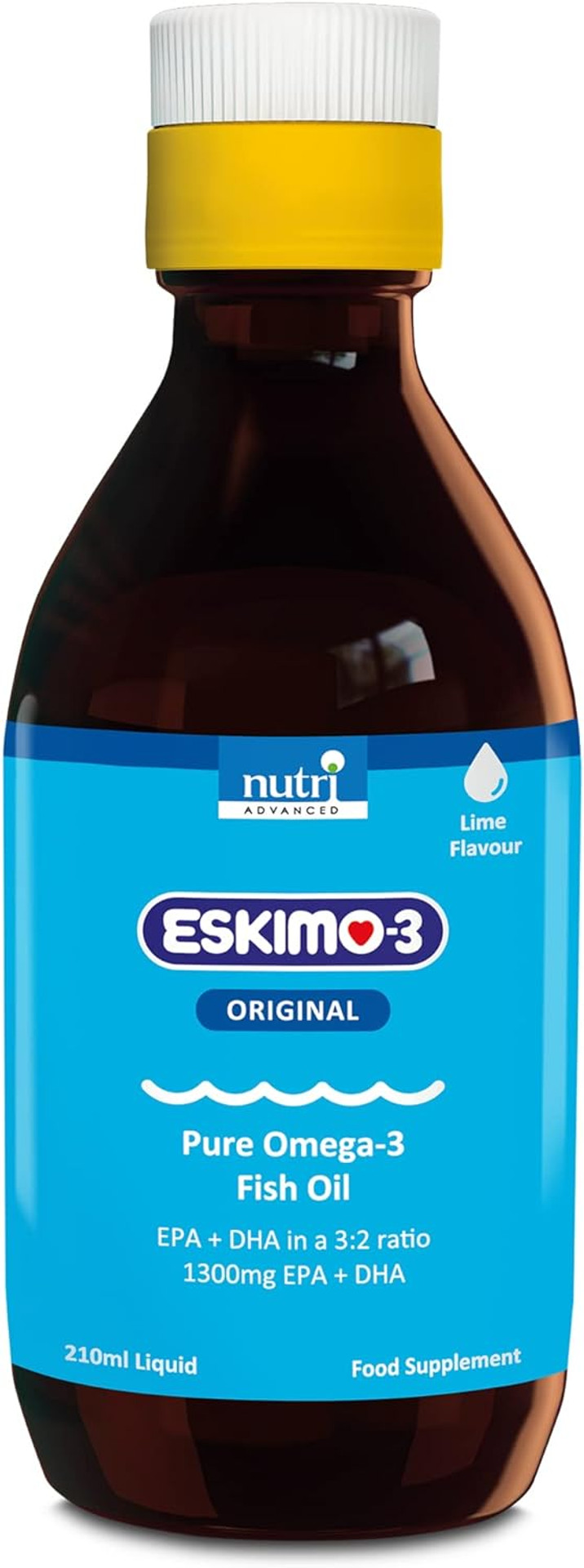 Eskimo-3 Fish Oil - Nutri Advanced - Liquid Lime 210Ml