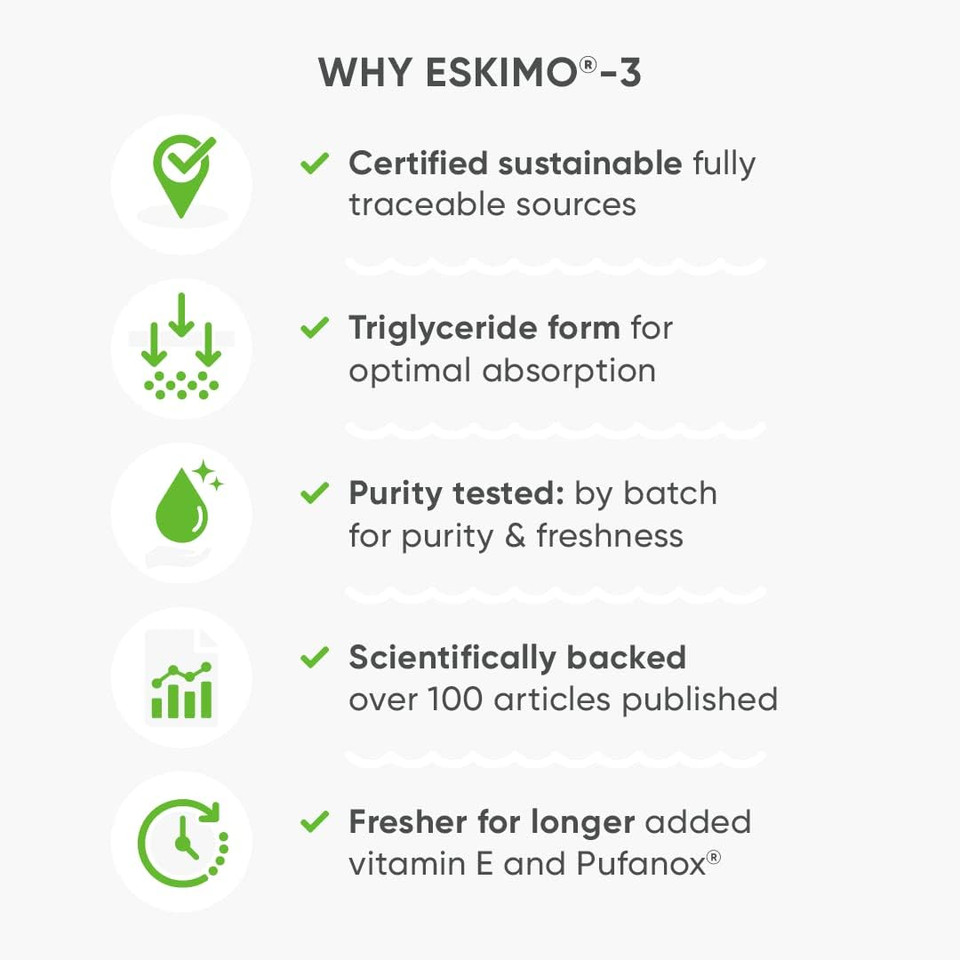 Eskimo-3 Fish Oil - Nutri Advanced - 250 Capsules