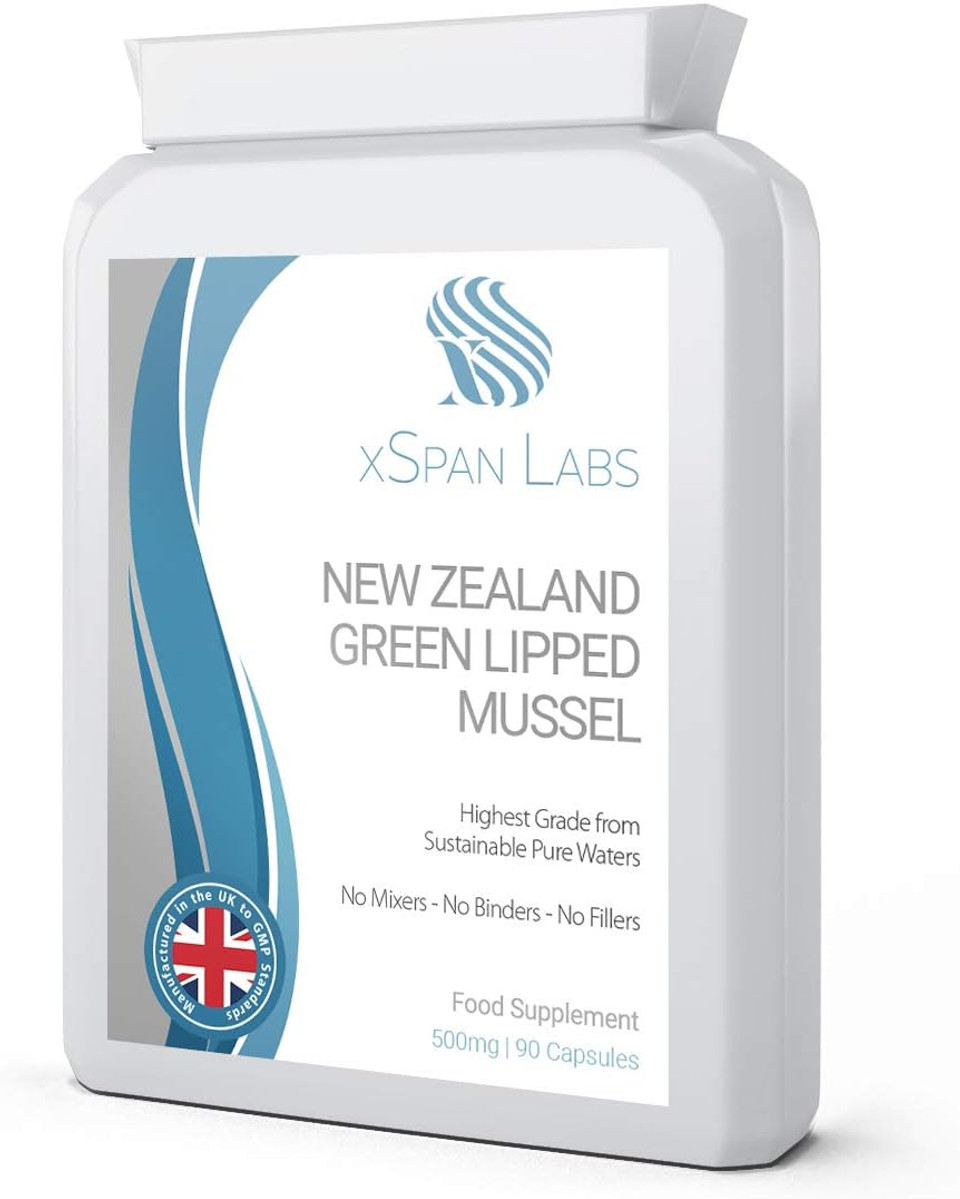 Green Lipped Mussel 500Mg 90 Capsules  Sustainably Sourced From Pure New Zealand Waters, Extracted Using Co2 For Maximum Lipid Retention
