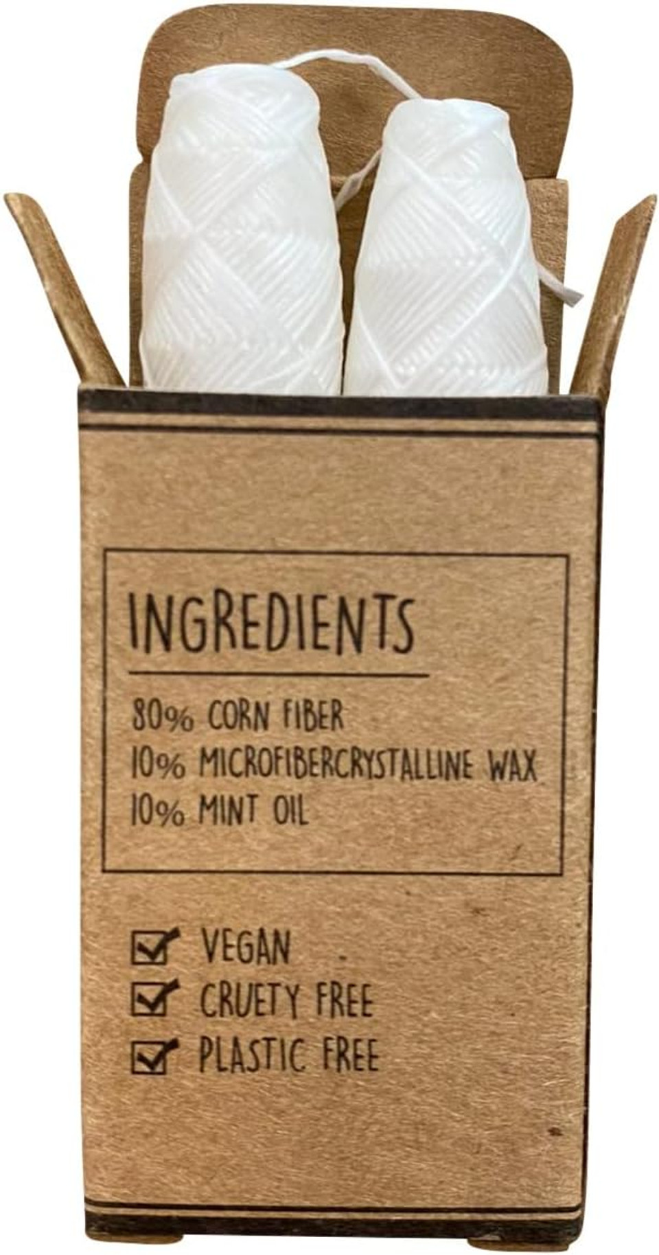 LiveCoco Zero Plastic Dental Floss Refills, Tooth Floss for Adults and Kids, Waxed Floss with Fresh Mint Flavour for Oral Care, 2 of 30m Floss Spools LiveCoco Zero Plastic Dental Floss Refills, Tooth Floss for Adults and Kids, Waxed Floss with Fresh Mint Flavour for Oral Care, 2 of 30m Floss Spools