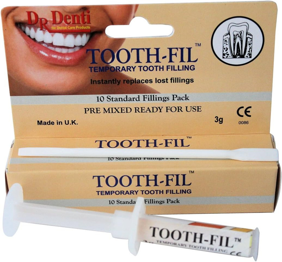 Three Packs Dr Denti Tooth-Fil Temporary Tooth Filling 3G