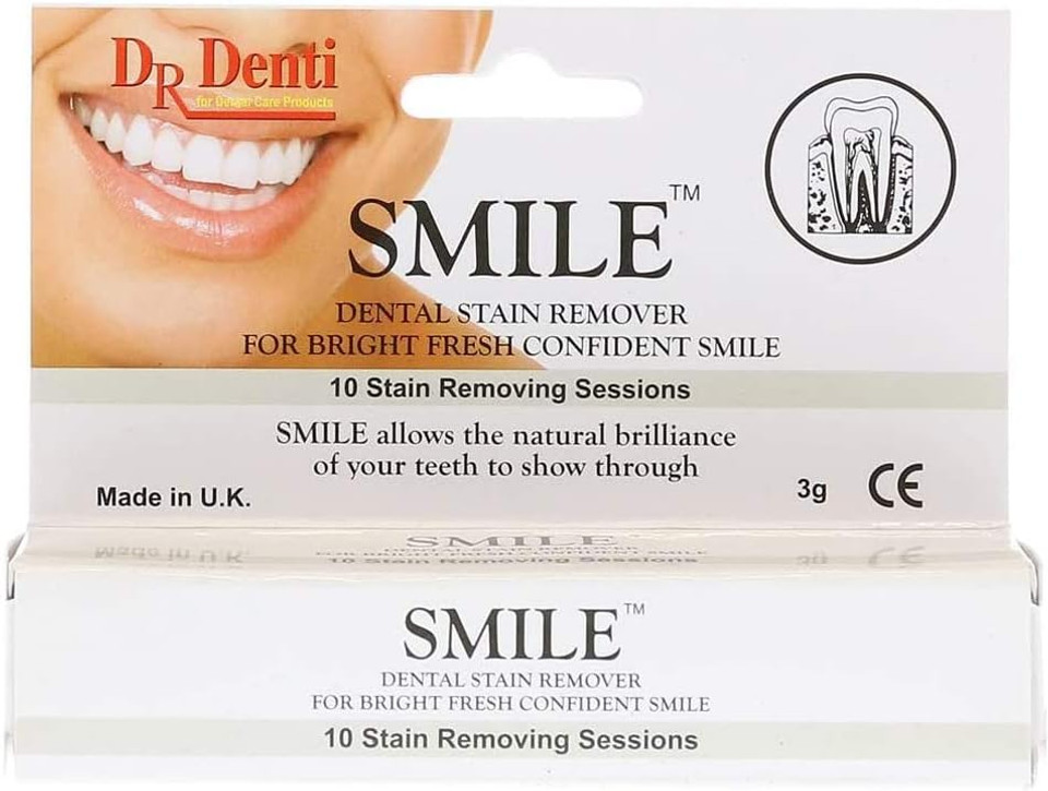 Dr Denti Smile - Dental Tooth Stain Remover Paste x 10 Sessions