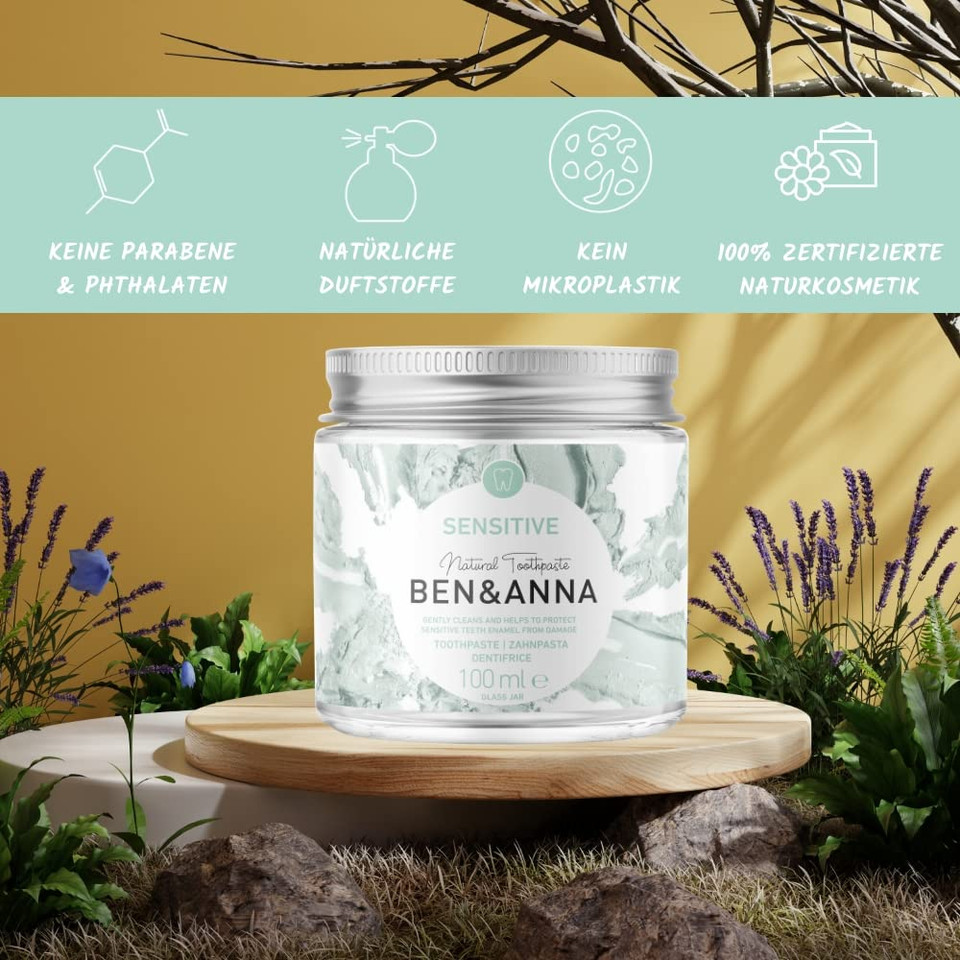 Ben&Anna Toothpaste Sensitive Jar 100Gr