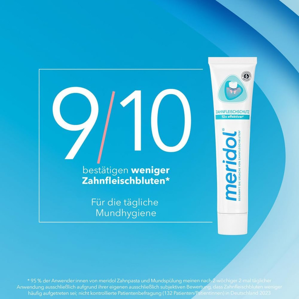 meridol Toothpaste Double Pack (2x75ml), 150 ml