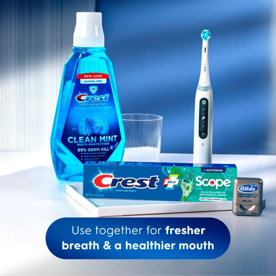Crest Complete Whitening Scope Toothpaste, Minty Fresh, 5.4 Ounce/459 Grams 3 Pack