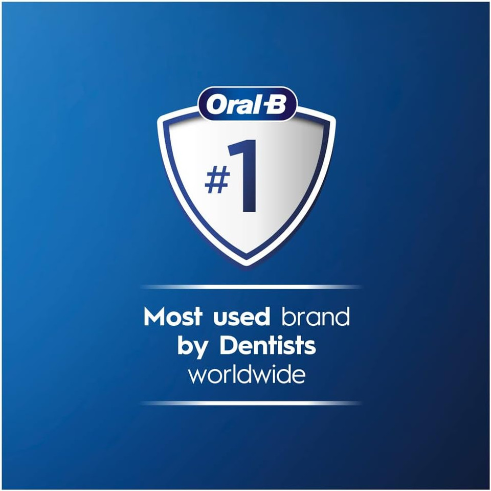 Oral-B Pro 1 Electric Toothbrushes For Adults With Pressure Sensor, Christmas Gifts For Women / Him, 1 Handle, 1 Cross Action Toothbrush Head, 1 Mode With 3D Cleaning, 2 Pin Uk Plug, 600, Blue
Color: White
Size: 2 Piece Set