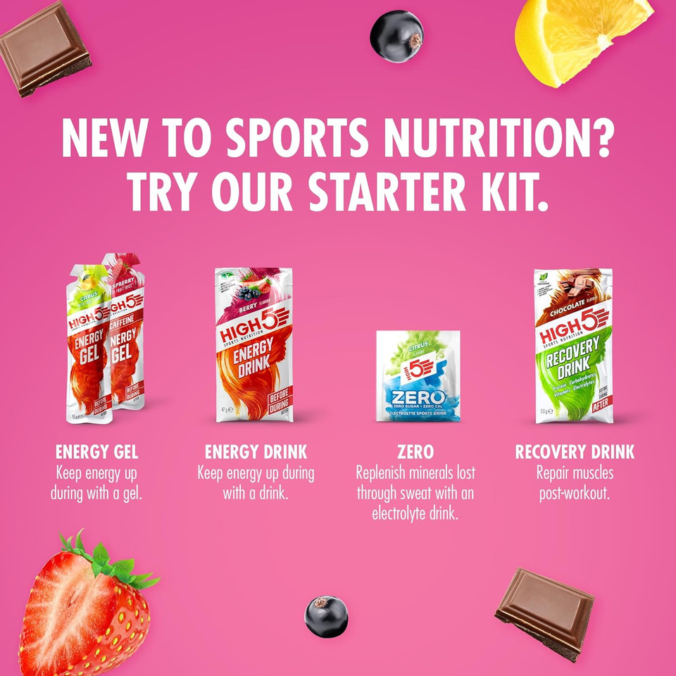 HIGH5 Starter Kit Nutrition Pack Combining Energy, Hydration & Recovery