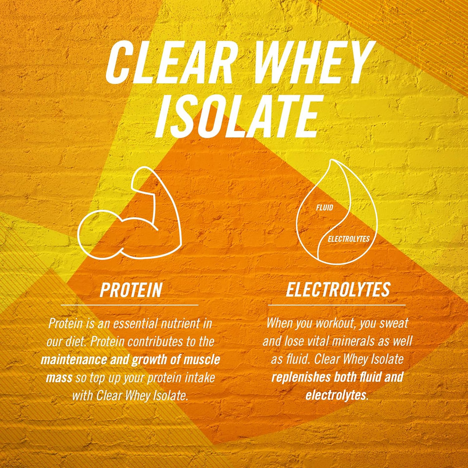 Reflex Nutrition Clear Whey Isolate | Whey Isolate Protein Powder | 20G Protein | 510G | Mango