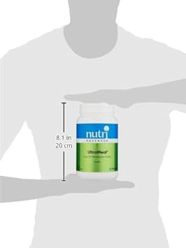 Nutri Advanced - Ultrameal High Protein Meal Replacement Nutritional Powder - Dairy Free Low Glycaemic Index - Vanilla 630G 14 Servings