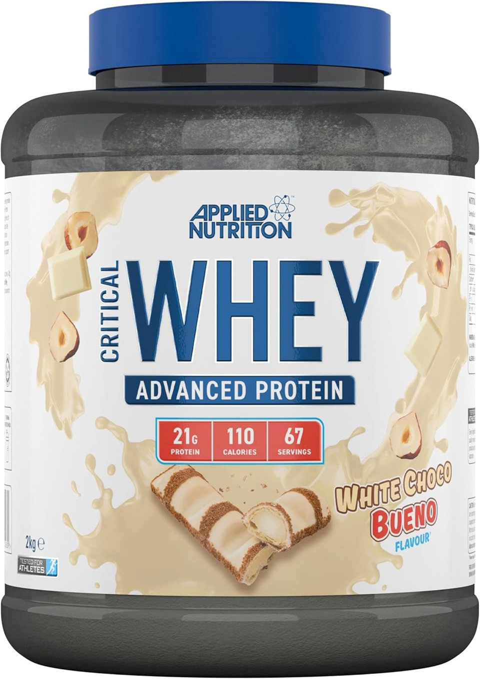 Applied Nutrition Critical Whey Protein Powder 2kg - High Protein Powder, Protein Milkshake, Muscle Building Supplement with BCAAs & Glutamine (2kg - 67 Servings) (Banana Milkshake)