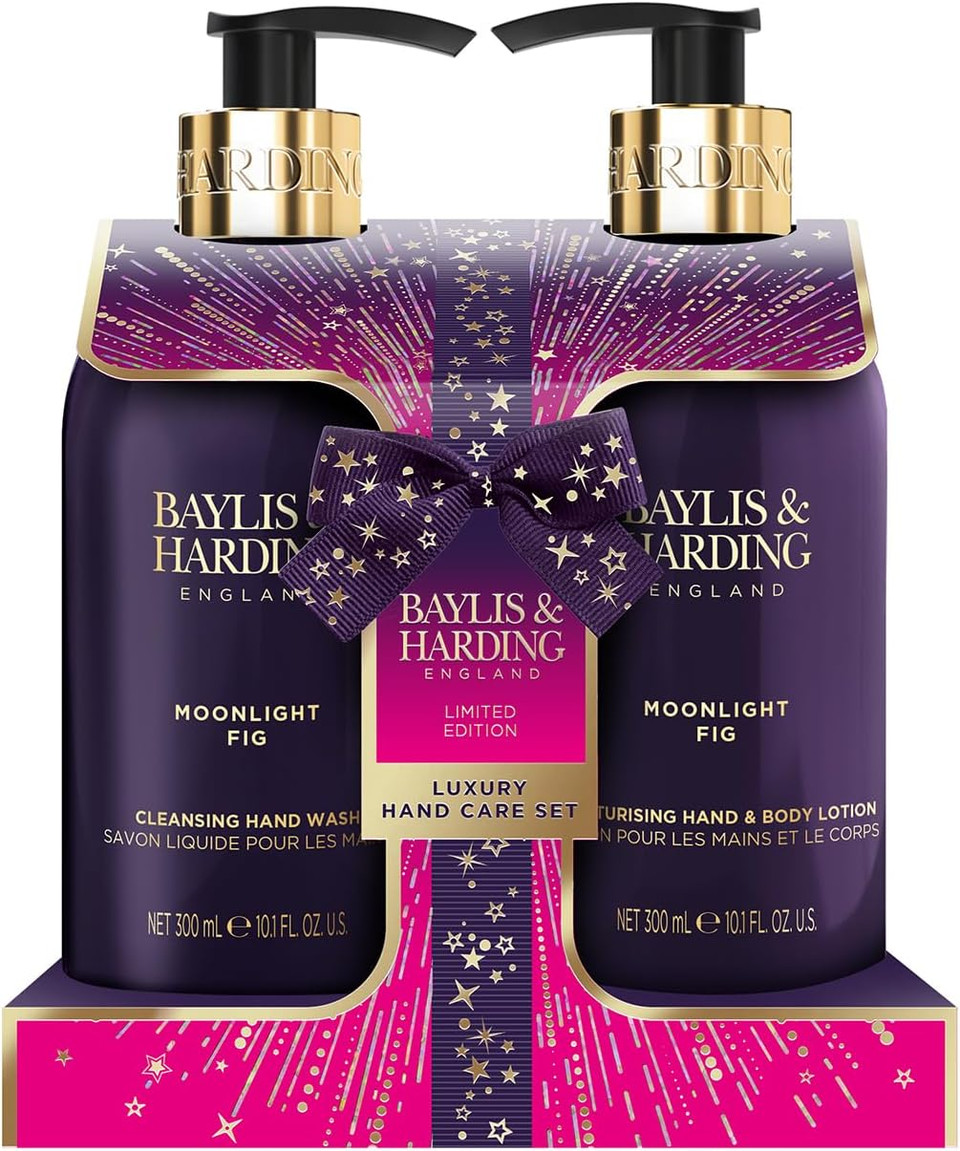 Baylis & Harding Wild Fig & Pomegranate Luxury Bath Bomb Fizzers Trio Gift Set (Pack of 1) - Vegan Friendly