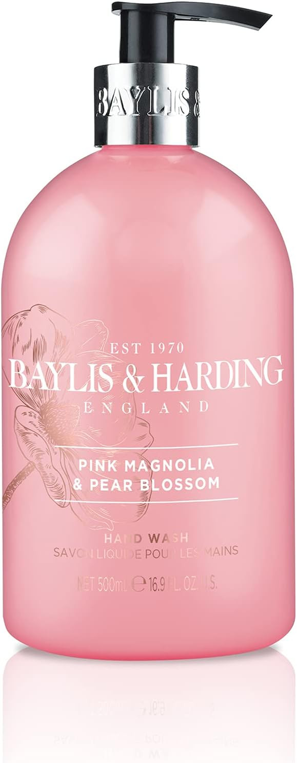 Baylis & Harding Pink Magnolia And Pear Blossom Hand Wash And Lotion Set (Pack Of 1) - Vegan Friendly