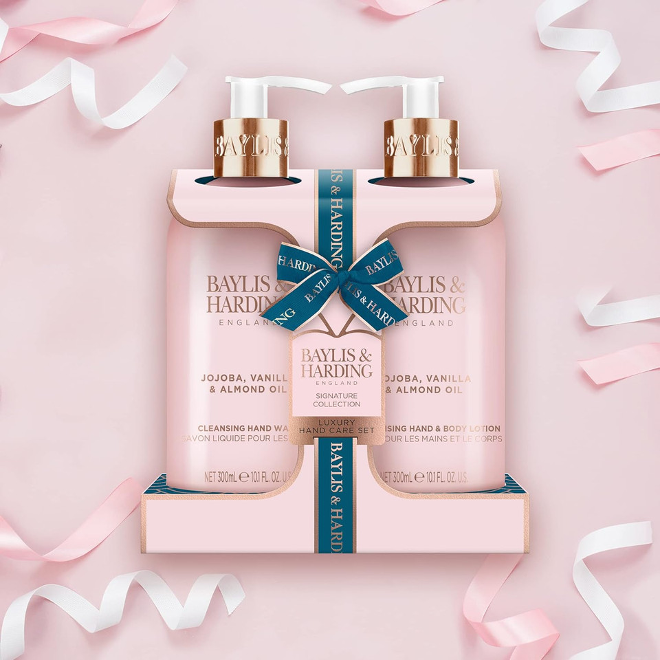 Baylis & Harding Jojoba, Vanilla And Almond Oil Hand Care Gift Set (Pack Of 1) - Vegan Friendly