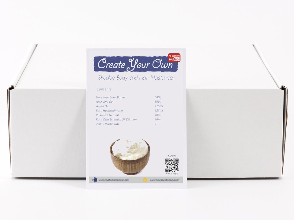 Mystic Moments | Create Your Own  Shealoe Body & Hair Moisturiser