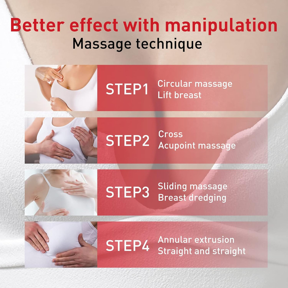 Weikeya Breast Cream, Shape Breasts Breast Plumping Cream Improve Sagging Unclogging Promote Chest Straight Accelerate Accumulation Of Fat For Breast Care