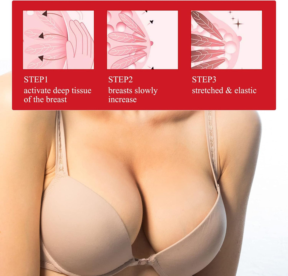 Breast Plumping Cream, Shape Breasts Improve Sagging Promote Chest Straight Enhance Elasticity Breast Cream Unclogging For Breast Care