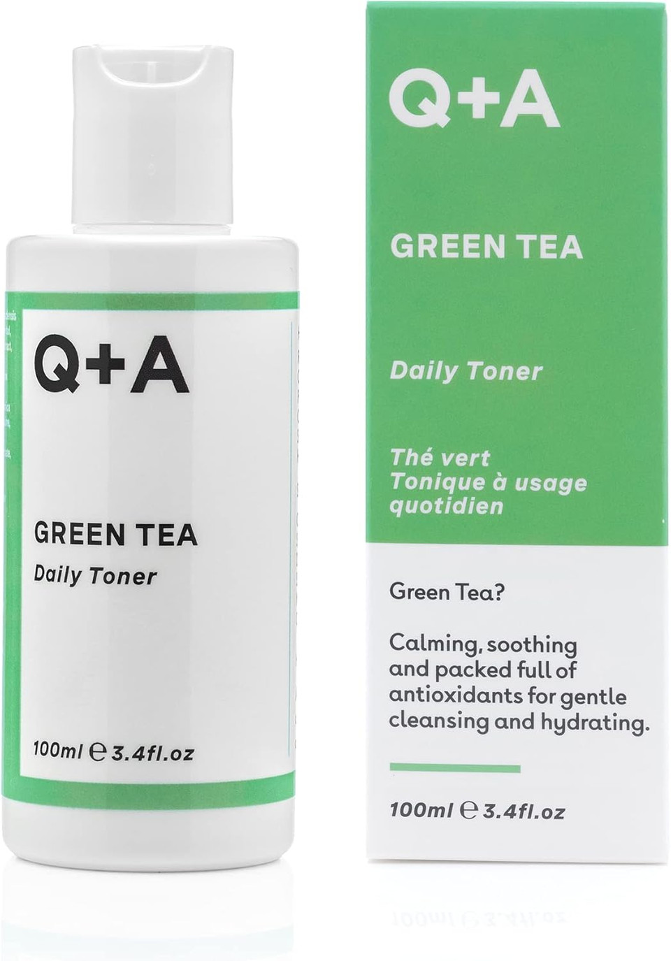 Q+A Green Tea Daily Toner, 100ml