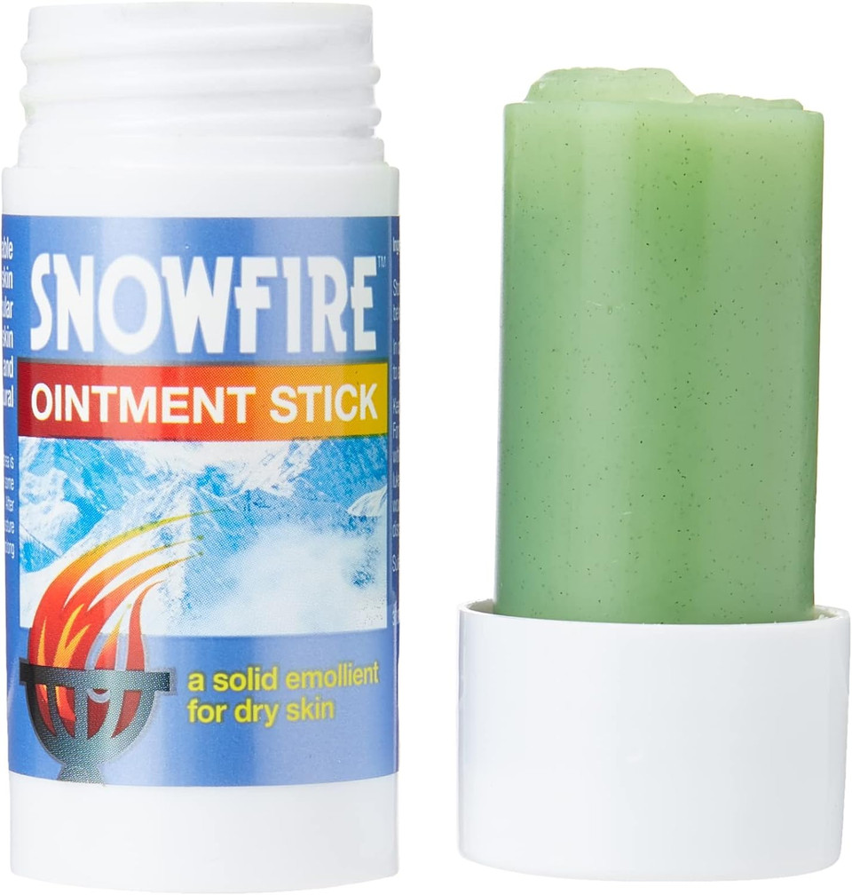 Snowfire Ointment Stick, Natural, Vegan, Cruelty Free, For Dry Skin, Emolient Ointment Stick, 18 G