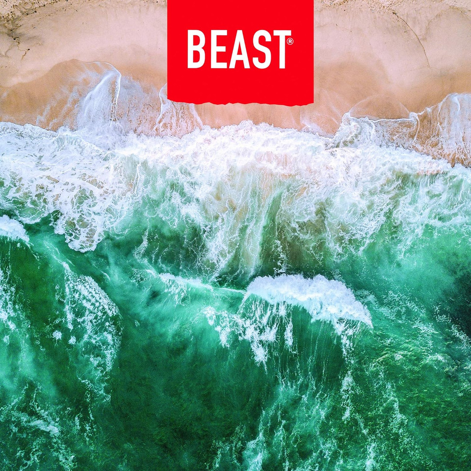 Beast Men'S Skin Ball & Body Powder - Talc-Free Drying Cooling Moisture Absorbing With Touch Of Tingle - Menthol Natural Green Tea Cucumber Hemp Seed Oil Fresh Beast Blue Scent By Tame The Beast