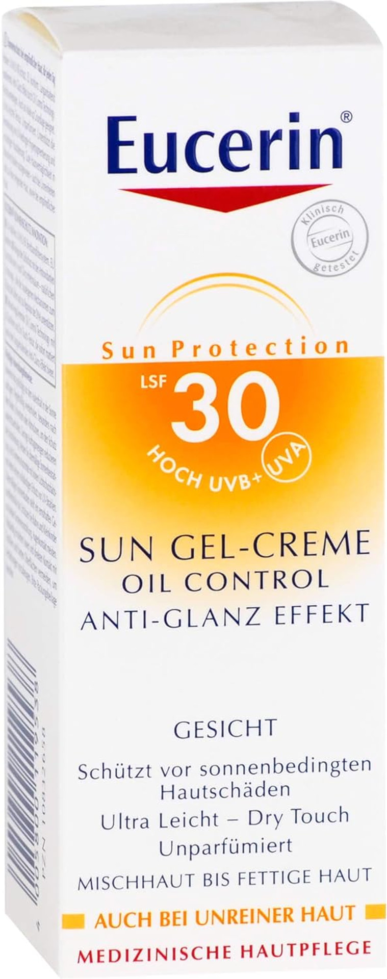 Eucerin Oil Control Face Sun Gel-Creme Lsf 30, 50 Ml Cream