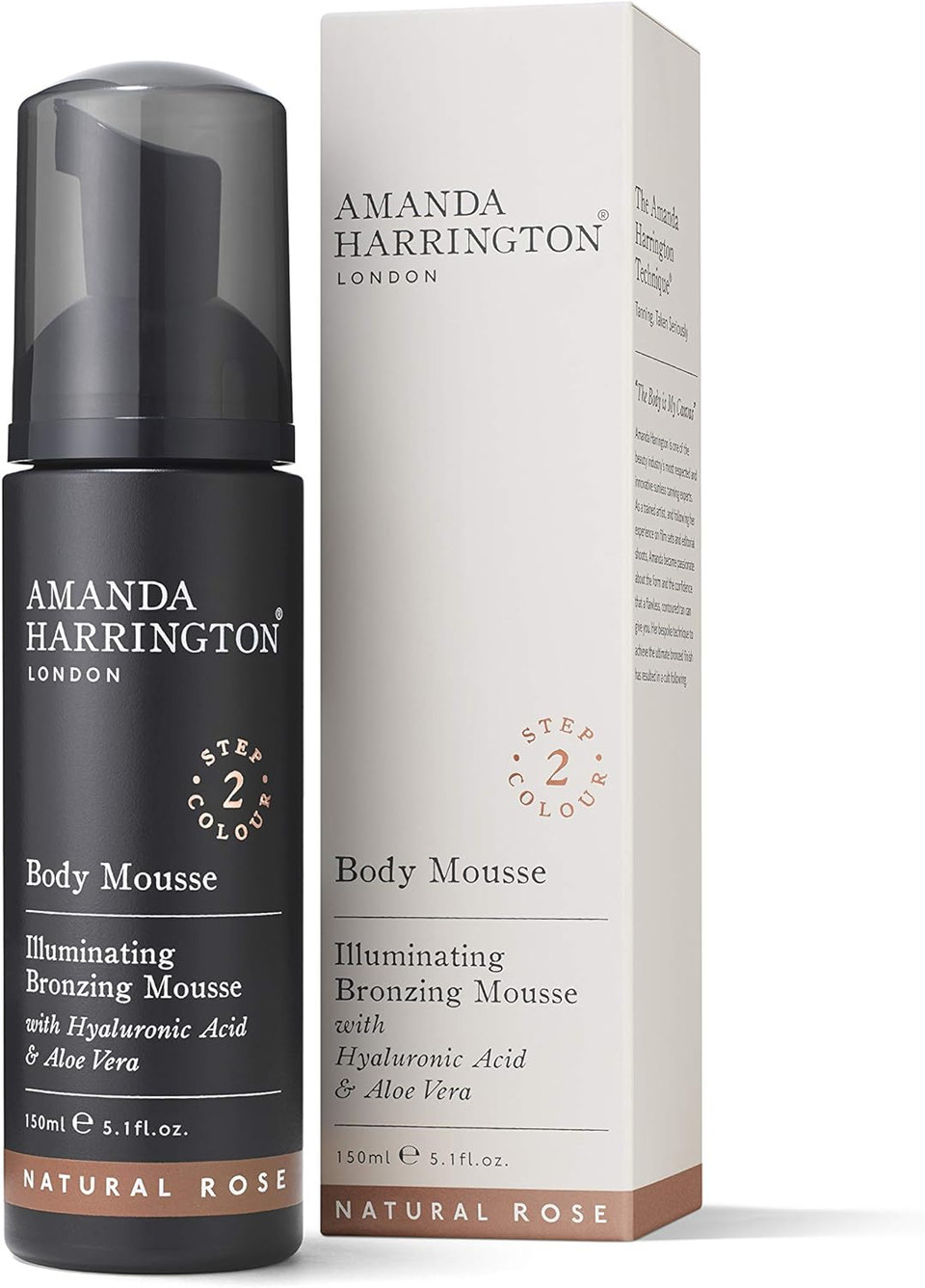 Amanda Harrington London, Bronzing Body Mousse, Natural Rose 150 Ml
Color: Natural Rose