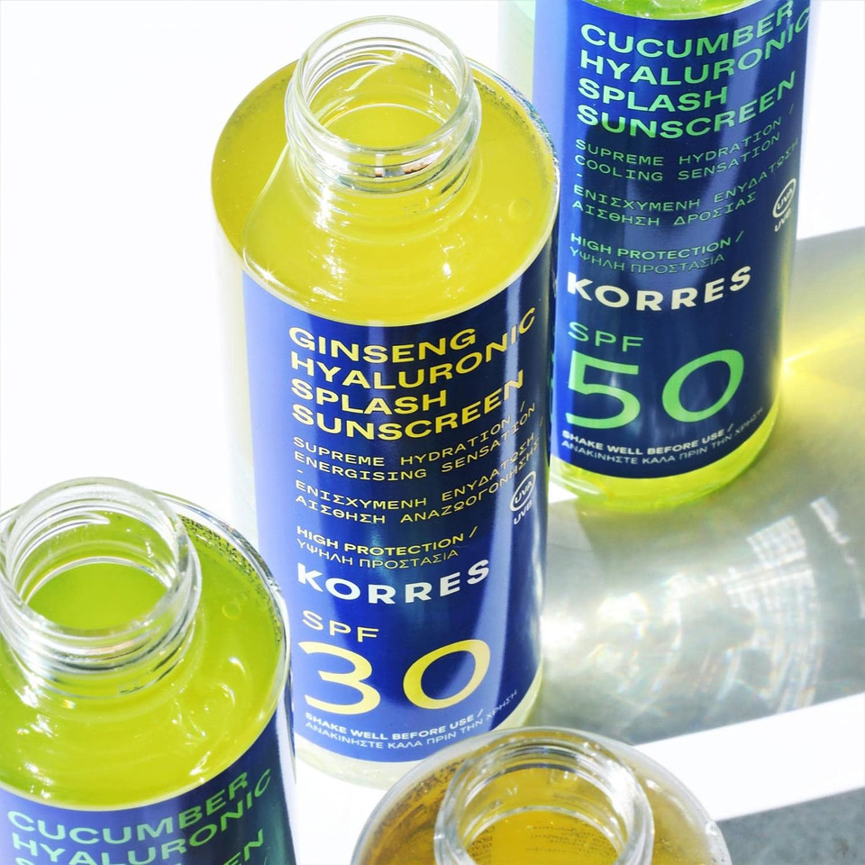 Korres Cucumber Hyaluronic Splash Sun Protection Spray For Face & Body Spf30, With Cooling Effect, Quick Absorbing & Vegan, 150 Ml

Size: 175 G (Pack Of 1)