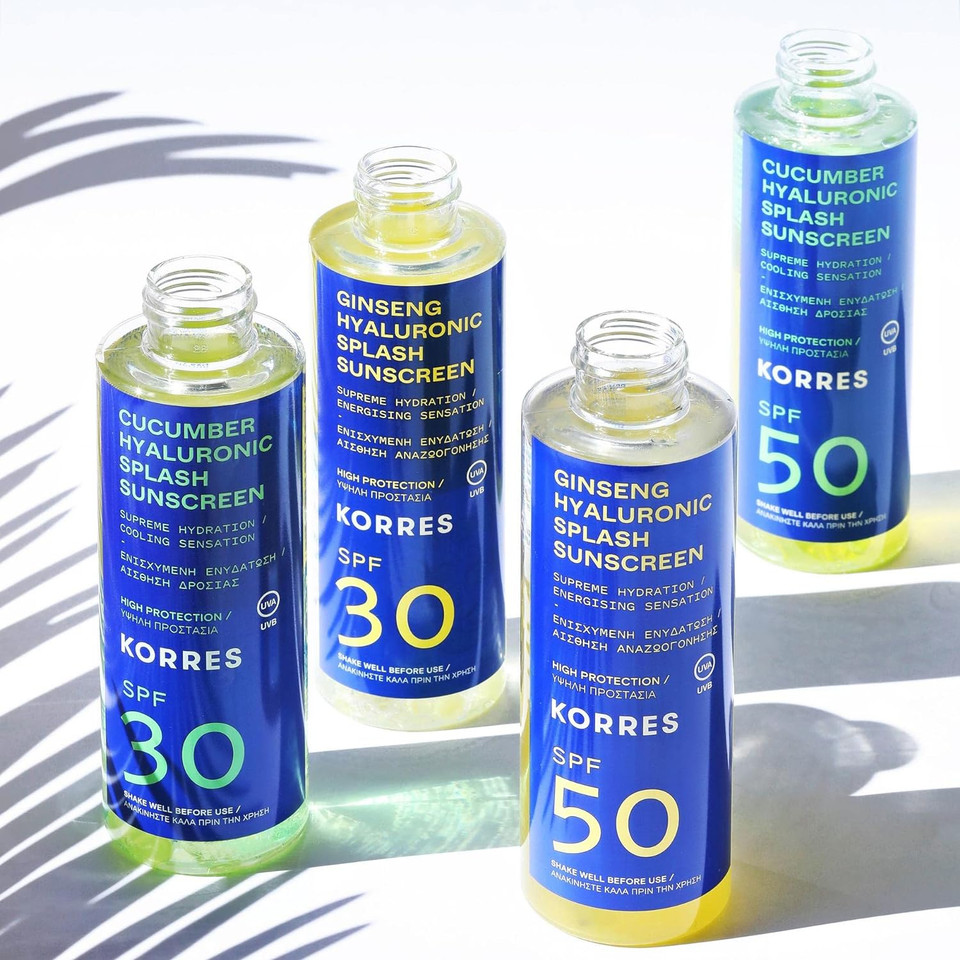 Korres Cucumber Hyaluronic Splash Sun Protection Spray For Face & Body Spf30, With Cooling Effect, Quick Absorbing & Vegan, 150 Ml

Size: 175 G (Pack Of 1)