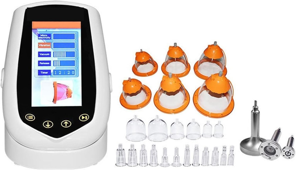 4 In 1 Vacuum Massage Breast Lifting Beauty Machine Breast Enlargement Machine Pump Cup Massager Body Shaping Butt Lifting Beauty Machine Spa Facial Body Skin Care