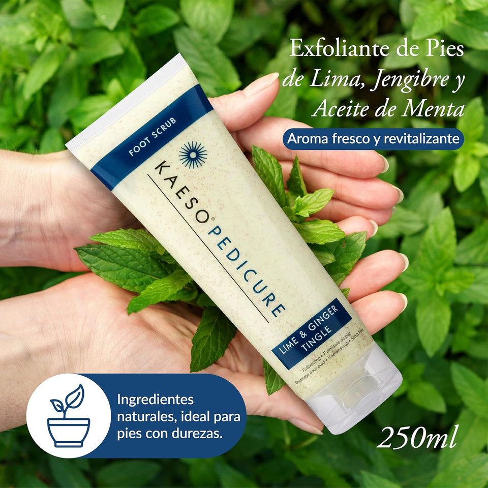 Kaeso Lime and Ginger Tingle Foot Scrub 250 ml