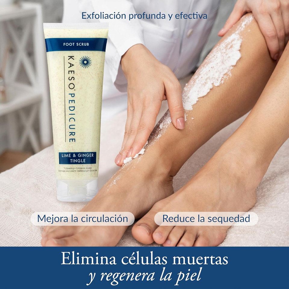 Kaeso Lime and Ginger Tingle Foot Scrub 250 ml