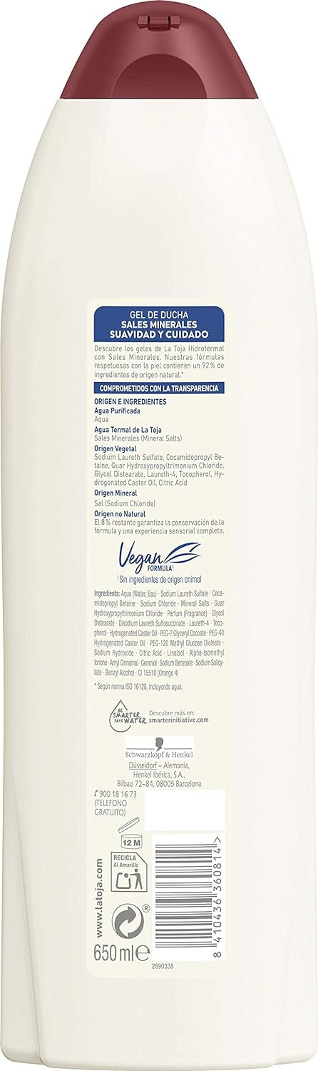La Toja Hydrothermal Shower Gel, 650 Ml