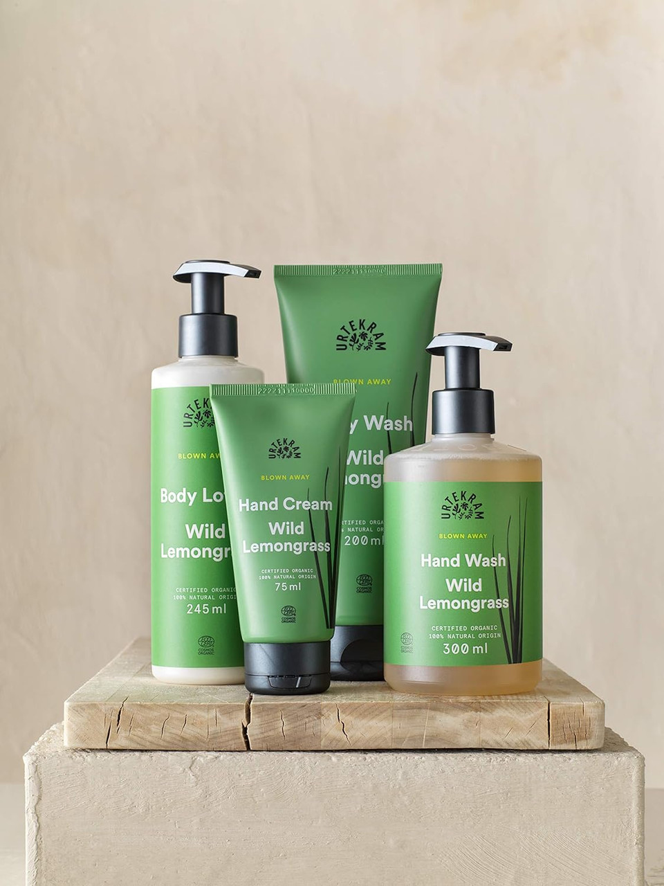 Urtekram Body Wash - All Skin Types - Wild Lemongrass - 200 Ml, Vegan, Organic, Natural Origin
Color: Lemongrass