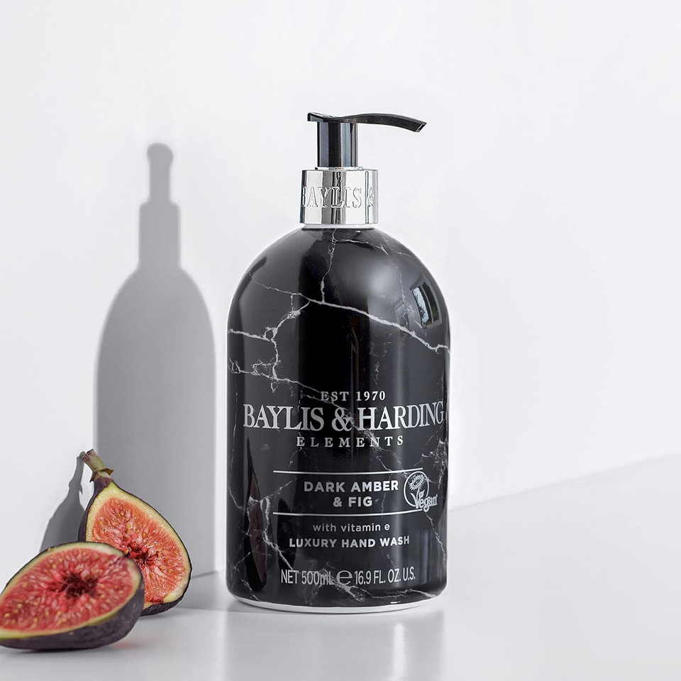 Baylis & Harding Dark Fig & Amber Elements Hand Wash, 500 Ml (Pack Of 3) - Vegan Friendly
Color: Dark Fig & Amber Hand Wash