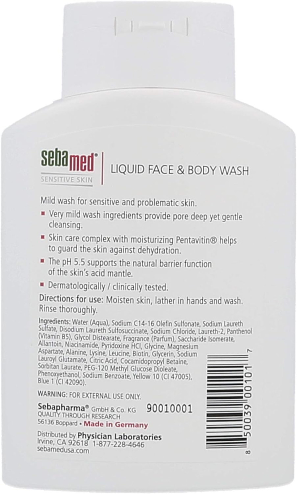 Sebamed Liquid Face and Body Wash 200ml