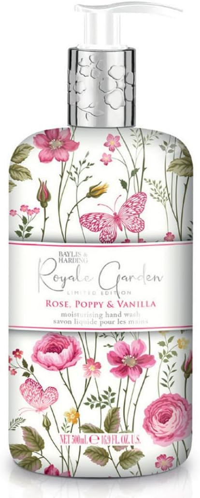 Baylis & Harding Royale Garden Verbena & Chamomile Hand Wash, 500 ml (Pack of 6) - Vegan Friendly